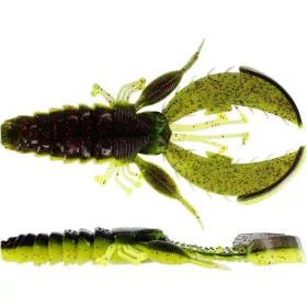   WESTIN CreCraw Creaturebait 6,5cm 4g Black/Chartreuse Plasztik műcsali