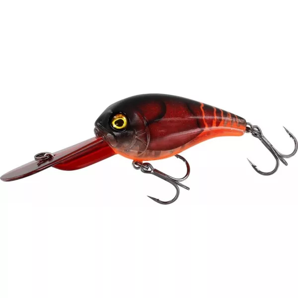 WESTIN MegaBite DR Crankbait 6cm 19g Lebegő 3D Tűz Rák Wobbler