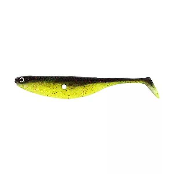 WESTIN ShadTeez Hollow 12cm 9g Black/Chartreuse Pudełko z. 42szt Przynęta plastikowa