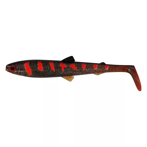 WESTIN BullTeez Shadtail 18cm 53g Motoroil Blood 1 sztuka Przynęta plastikowa