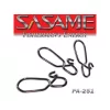 Sasame Black Nickel PA-251 S Klamra Samozaciskowa 6szt