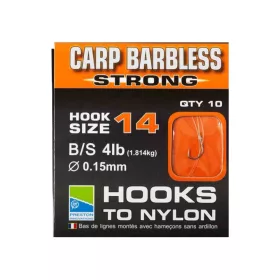   Preston Hooks To Nylon Strong Size 12 Gotowe Haczyki Monofilamentowe