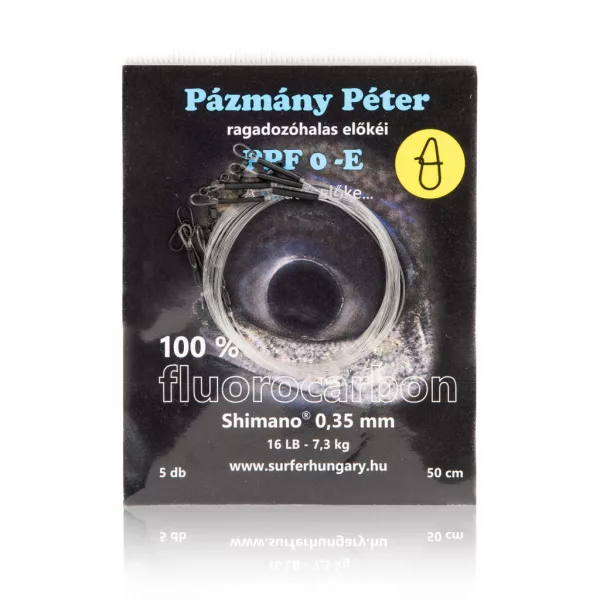 Pázmány Péter Shimano 100% Fluorocarbon Spinning Leader 0,35mm 50cm (PPF0-50S)