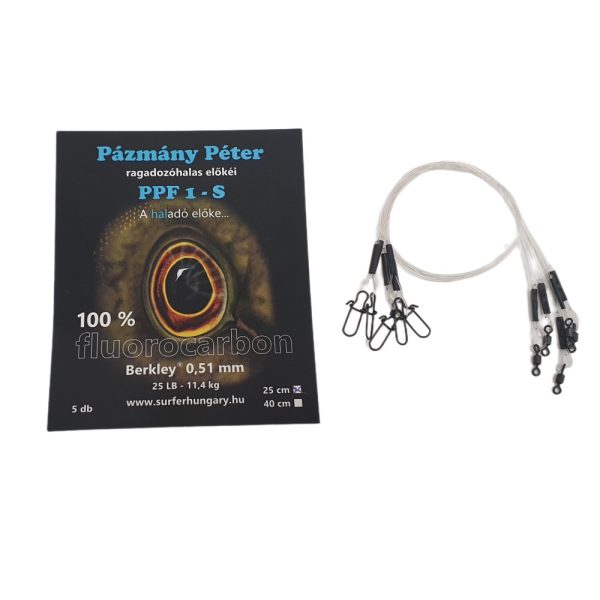 Pázmány Péter Berkley 100% Fluorocarbon Przypon spinningowy 0,51mm 25cm
