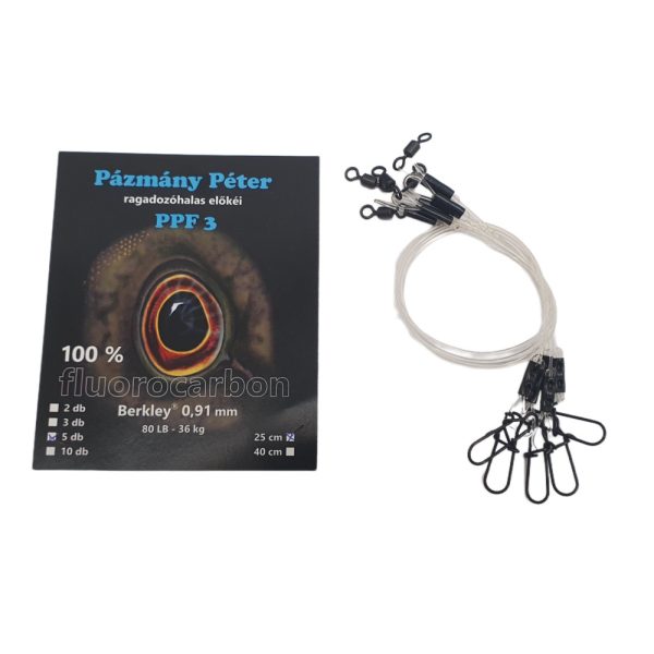 Pázmány Péter Berkley 100% Fluorocarbon Przypon spinningowy 0,91mm 25cm