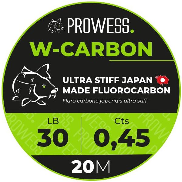 Prowess W-Carbon 20m 0,30mm Przypon Karpiowy