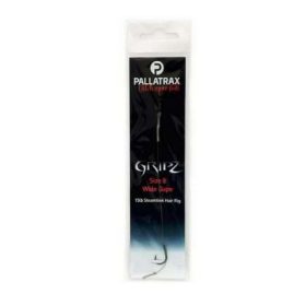   Pallatrax Gripz Wide Gape Hair Rigs 8 15lb Steamlink Monofil Gotowy przypon