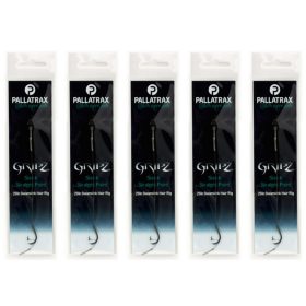   Pallatrax Gripz Straight Point Hair Rigs 8 15lb Steamlink Monofil Haczyk Gotowy