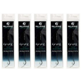   Pallatrax Gripz Straight Point Hair Rigs 8 12lb Fluoro Haczyk Gotowy