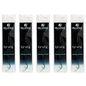   Pallatrax Gripz Straight Point Hair Rigs 8 12lb Braid Pleciony Haczyk Gotowy