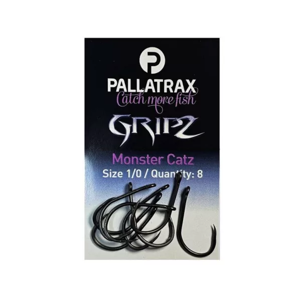 Pallatrax Gripz Monster Catz 1/0 Füles, Szakáll Nélküli Horog