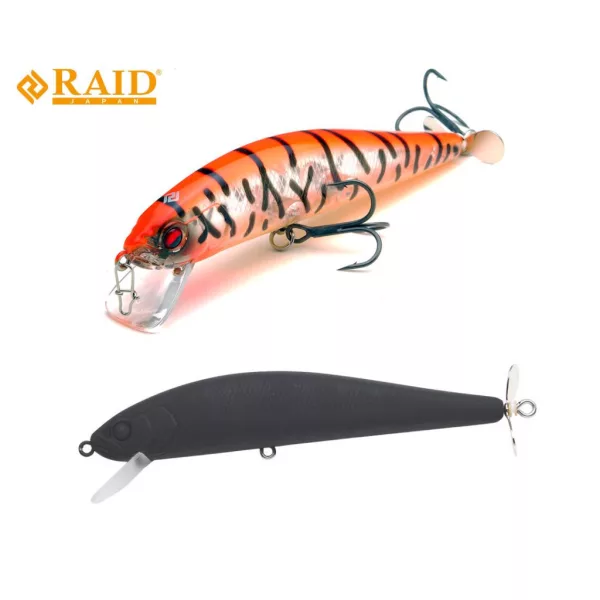 Raid Answer 10,7cm 14gr 001 All Blacks Wobbler