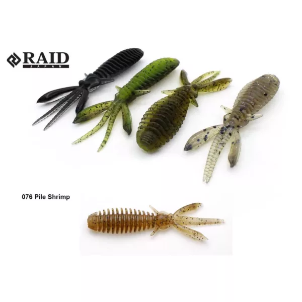 Raid Egubug 6,3cm 076 Pile Shrimp Imitacja Robaka 8szt.
