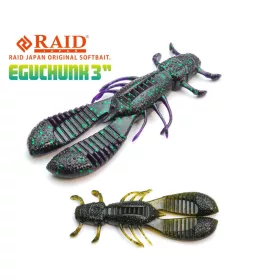   Raid Egu Chunk 7,6cm 001 Green Pumpkin Seed Imitacja Chrząszcza 7szt