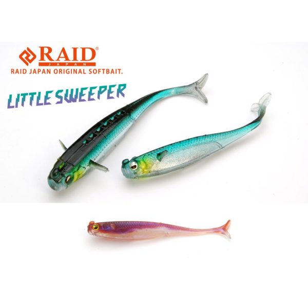 Raid Little Sweeper 7,6cm 048 Pearl Wakasagi Gumowa Rybka 7szt