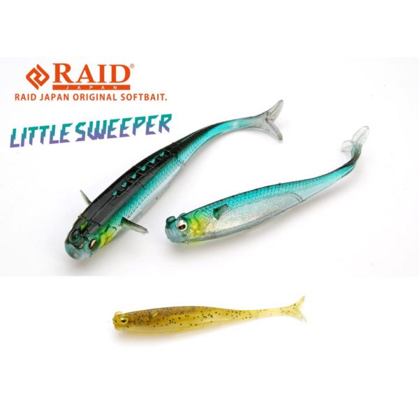 Raid Little Sweeper 7,6cm 064 Sand Fish Gumowa Rybka 7szt