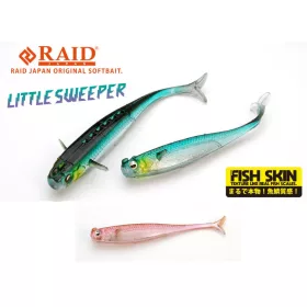   Raid Little Sweeper Fish Skin 7,6cm 080 Clear Wakasagi Gumihal 7szt.