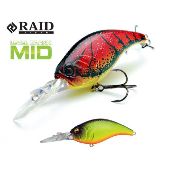 Raid Level Crank Mid 5,9cm 10,5gr 013 Neon Back Chart Wobler