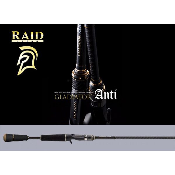 Raid Gladiator Anti Cast GA-74XHC Diffuser 2,23m 14-70gr 2-częściowa Wędka Castingowa Spinningowa