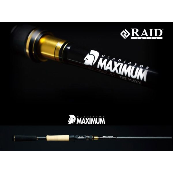 Raid Maximum Cast GX-70HC-ST The Maxx 2,14m 3,5-14gr 1-Częściowa Wędka Castingowa Spiningowa