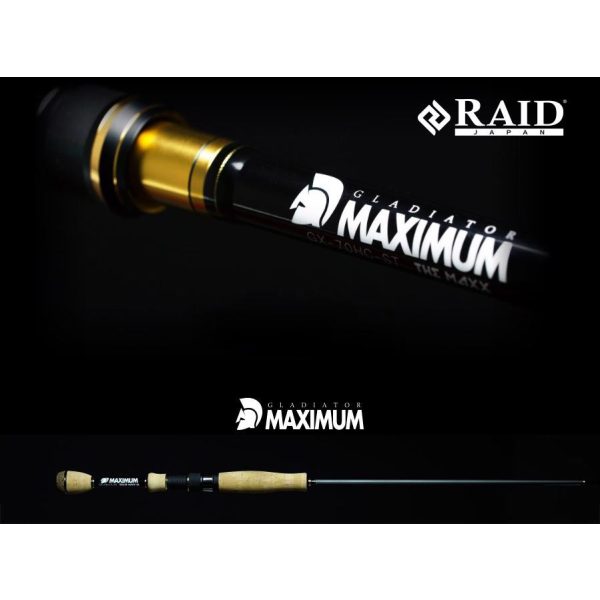 Raid Maximum GX-59ULS Solid Maxx UL 1,75m 3,5gr 1-częściowa Wędka Spinningowa