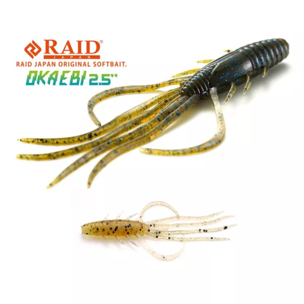 Raid Oka Ebi 6,3cm 032 Tenaga Ebi Plasztik Csali 8db