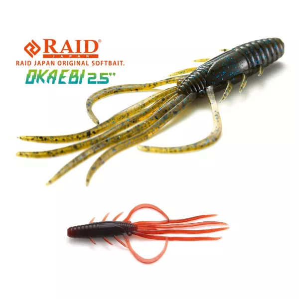 Raid Oka Ebi 6,3cm 036 Scuppernong Plasztik Csali 8db