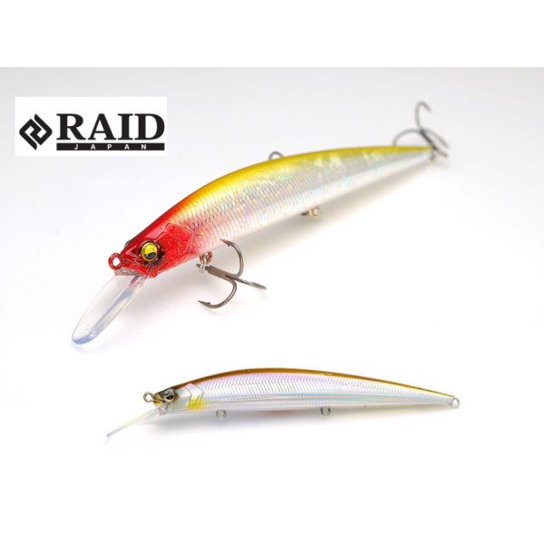 Raid Level Minnow Plus 12,5cm 14gr 001 Neon Wakasagi wobler