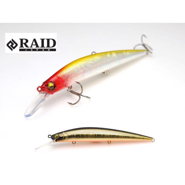 Raid Level Minnow Plus 12,5cm 14gr 004 Real Kinkuro Wobbler