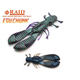   Raid Egu Chunk 8,9cm 020 Dark Cinnamon Blu Flk Imitacja Robaka 6szt.
