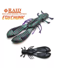 Raid Egu Chunk 8,9cm 068 Black Imitacja Owada 6szt