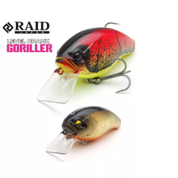 Raid Level Crank Goriller 6,6cm 17,5gr 007 Real Kinkuro Wobler