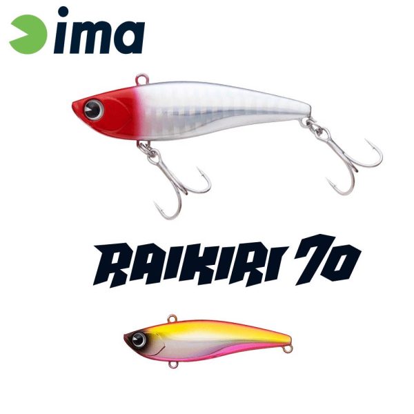 Ima Raikiri Vibration 70 7cm 15gr 012 Pink & Pink wobbler