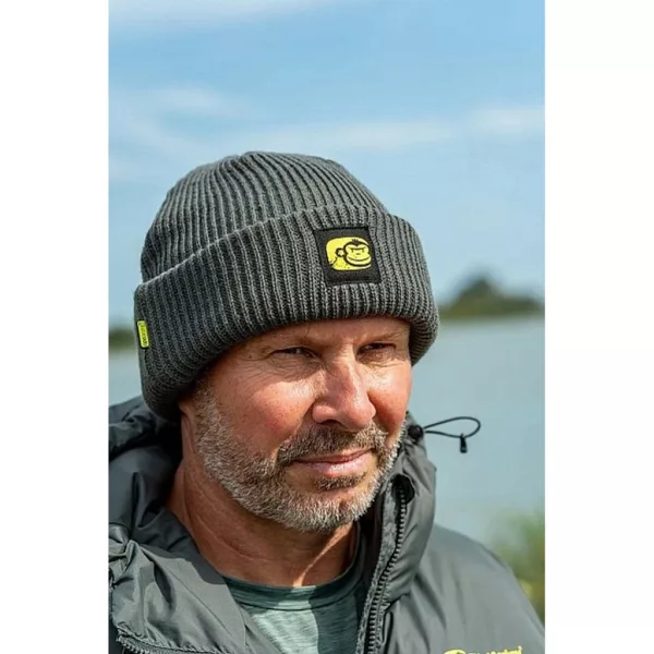 Ridgemonkey Apearel Thermapro Fisherman Beanie Hat Green Czapka Zimowa