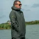 Ridgemonkey Apearel Thermapro Waterproof Shell Coat Green Kurtka Przeciwdeszczowa S