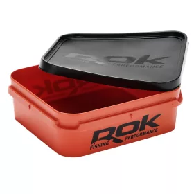   ROK 6-litrowy Pojemnik do Mieszania z Pokrywką Pomarańczowy