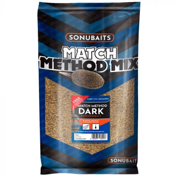 Sonubaits Match Method Mix - Dark - 2kg (S0770021) zanęta