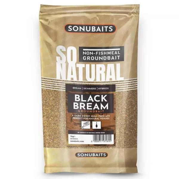 Sonubaits SONU SO NATURAL - BLACK BREAM (1KG) zanęta (S0780005)