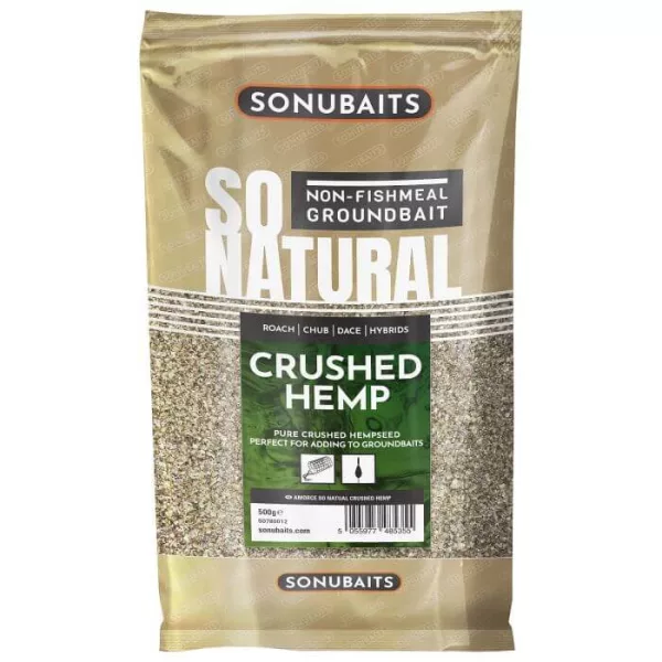 Sonubaits So Natural - Crushed Hemp 500gr (S0780012) zanęta