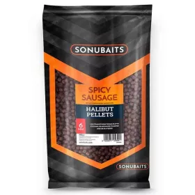   Sonubaits Pikantne kiełbasy Halibut Pellets - 6mm (S0920005) pellet zanętowy