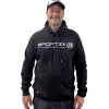Sportex Hoodie Black Kapucnis Pulóver L