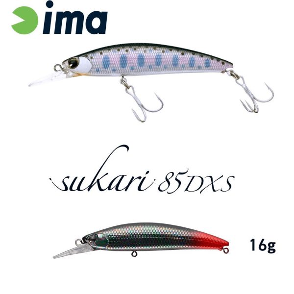 Ima Sukari 85DXS 8,3cm 16gr 014 Titanium Black 2 wobbler