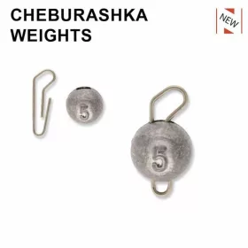   Sakura - CHEBURASHKA SINKER 18G + SNAP / Opakowanie 5 szt. - Obciążniki - Obciążnik spinningowy - Cheburashka