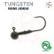 Sakura - TUNGSTEN ROUND JIGHEAD 1/4 - 7G / Horog #3/0 x 2db (Természetes Szín) - JIG fej