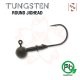 Sakura - TUNGSTEN ROUND JIGHEAD 1/8 - 3,5G / Horog #2/0 x 3db (Természetes Szín) - JIG fej
