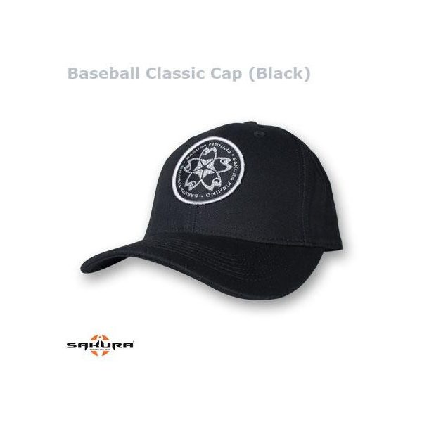 Sakura Cap Classic Black Czapka Baseballowa