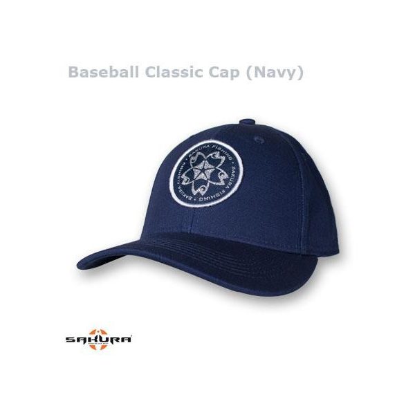 Sakura Cap Classic Blue Navy Czapka Baseballowa
