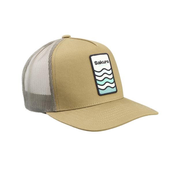 Sakura Trucker Cap Szałwiowa Czapka Z Daszkiem