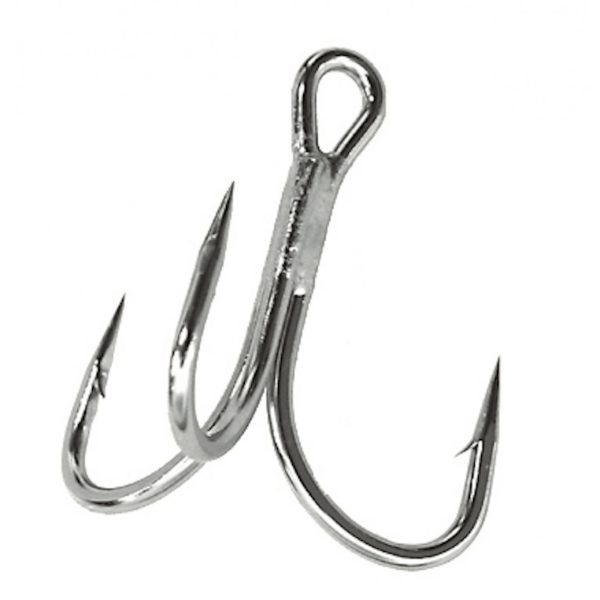 Sakura - Háromágú horgok 693 5X TI #1/0 - 5 db - Háromágú horog - Szakállas horog, Hármas horog