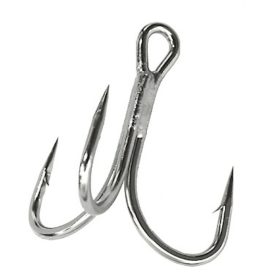   Sakura - Háromágú horog 693 5X TI #3/0 - 5 db - Háromágú horog - Szakállas horog, Hármas horog